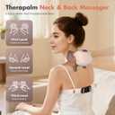 4D Neck Massager,Shoulder Hot Compress Massager, a wireless and portable massager that simulates human hand operation,suitable for relieving neck pain and relaxing muscles,with 3 adjustment modes.