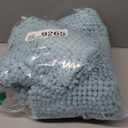 H.VERSAILTEX Bathroom Rugs Set 2 Piece Bathroom Contour Rug Toilet Mat Sets, Non Slip, Contou,r Ultra Thick, Water Absorbent, Striped Bath Rug, Washable(20" x 32" Plus 20" x 20" U, Aqua Haze)