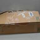 Amearea Fluffy Leopard Rug, Modern Cheetah Print Rugs, Soft Comfy Faux Fur Animal Print Carpet for Girls Room Bedroom, Living Room, Teen Room Home Decor Shaggy Carpets, Khaki 6x9 Feet