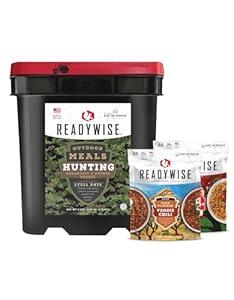 ReadyWise 3 Day Hunting Freeze-Dried Outdoor Meals, Grab-and-Go Bucket, 10.31 Oz