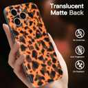 Phone Case for iPhone 13 Pro Max Case Gold Tortoiseshell Print TPU Slim Phone Cover for Women Girls Grily Brown Shockproof Phone Cover for iPhone 13 Pro Max, Tortoise Print