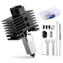 Upgrade X1/X1C Hotend Kit Print Head for Bambu Lab X1 Carbon 3D Printer,High-Temperature Extruder Hot End Kit with Hardened Steel Nozzle 0.2,0.4,0.6,0.8mm,Ceramic Heater,Thermistor and DIY Tools