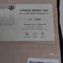 Modern Threads Soft Microfiber Solid Sheets - Luxurious Microfiber Bed Sheets - Includes Flat Sheet, Fitted Sheet with Deep Pockets, & Pillowcases Cameo Rose Queen