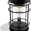 The Candleberry Company - Edison Style Metal Candle Warmer for Wax Cubes Freshener Wax Melter with Timer for Rustic Home Décor, Office, Gifts
