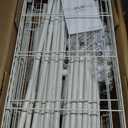 Ulif E1 Heavy Duty Closet Garment Rack, 6 Tiers Adjustable Metal Freestanding Expandable Clothing Storage with 4 Hanger Rods, Easy to Assemble Wardrobe, 71.4" H x (70" - 88.2") L x 14" D, White
