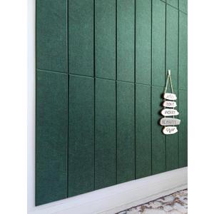 Shiplap Felt Wall Panels for Interior Wall Decor, Accent Wall Paneling for Bedroom Living Room & Office, Peel and Stick, Sound Absorbing  24 Pack Felt Tiles with Adhesive  Aurora Green