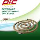 PIC CIT-COIL-4 Mosquito Repellent Citronella Coils, Multi (4 Count (Pack of 1))