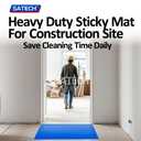 SATECH Sticky/Tacky/Adhesive Mat 24" x 36" Grey (Case of 4 Mats,30 Sheets Each) for Cleanroom Laboratory Hospital Construction Pets