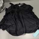 Women's Flowy Tankini Tops Only - Modest Bathing Suit Top Loose Fit Swimsuit Tops No Bottom 2025 (Black, L)