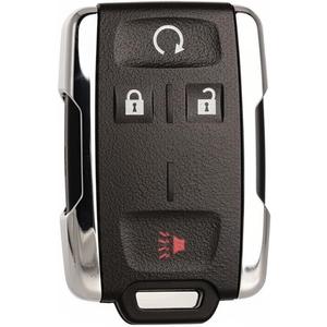 MechanMagic Key Fob Replacement Keyless Entry Remote Start Control Fits for GMC Sierra Chevrolet Silverado 1500 2500 3500 2014-2020 GMC Canyon Chevy Colorado 2015-2021 M3N32337100 Chrome Set of 1