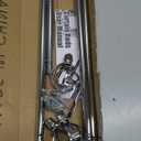 silver Curtain Rods for Windows 32-50 inch with Twisted Cage Finials, Adjustable Curtain Rod Set with Brackets, Heavy Duty for Bedroom, Kitchen, Decorative 5/8" Diameter