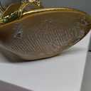 LISHAN Women's Diamante Rhinestones Studded Stilettos Ankle Wrap High Heels (9.5, Gold)