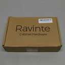 Ravinte 25 Pack 1-1/4 Inch Diameter Kitchen Cabinet Knobs Antique Brass Dresser Knobs Round Solid Cabinet Drawer Pulls for Kitchen Cupboard Hardware (Single Hole)