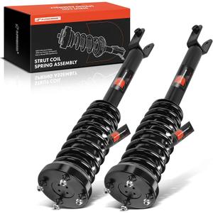 A-Premium Front Struts Compatible with Jaguar XJ 2010, XJ8 XJR 2004-2009, Super V8, Vanden Plas - 2x Replacement Suspension Complete Strut Assembly Shock with Coil Spring