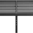 COMASACH 18-Inch Queen-Bed-Frame, Tall Heavy Duty Black Metal Bed Frames No Box-Spring Needed, Easy Assembly, Under Bed Storage, Noise Free Mattress-Foundation Support up to 4000Lbs