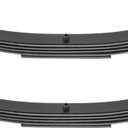 Aeagle 5 Leaf 3000lb Capacity Double Eye Spring for 5200lb-6000lb Trailer Axle, 25-1/4" Length, 1.75" Width, 3" Free Open Replaces SW5, 2 PCS