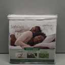 SafeRest Sleepure Waterproof Mattress Protector Queen Size - Viscose Derived from Bamboo - Fitted with Stretchable Pockets - Machine Washable Cotton Queen Mattress Cover for Bed