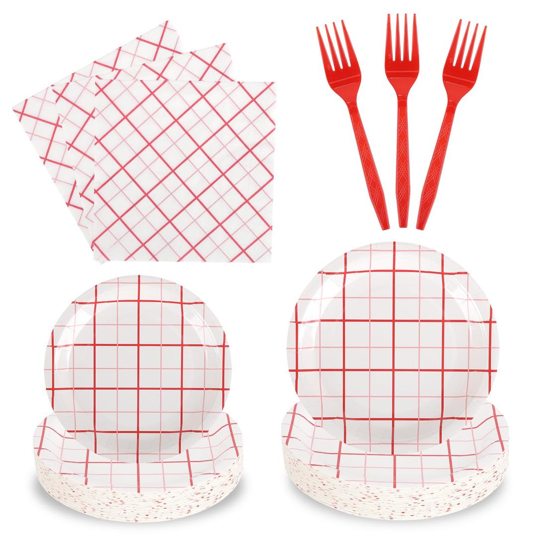 HOZYUANKJ 200Pcs Magical Party Plates Supplies Serve 50,Magical Wizard Paper Plates,Napkins,and Forks Kit for Baby Shower Boy Girl Birthday Party Decoration