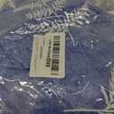 Round Vinyl Fitted Tablecloth, Waterproof Elastic Table Covers Wipeable Flannel Backed Tablecloths for Picnic Camping Indoor and Outdoor (Leaf,Prussian Blue, Fits 27" to 32" Diameter Tables)