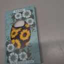 LETO for iPhone 16 Pro Wallet Case - Flip Folio Leather Kickstand - Fashionable Flower Designs - Credit Card Holder - Protective Phone Cover for Women and Girls - 6.3" - Blooming Sunflowers