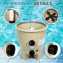178578 Filter Tank Bottom Assembly Replacement for Pentair Swimming Pool Clean and Clear Plus and Quad DE CCP240 CCP320 CCP420 CCP520 Pool Filter