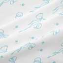 Bow Twin Comforter Set - Light Blue Bow Quilt Bedding Set 2 Pieces, Comforter Set Twin Size, Soft & Lightweight Comforter(68 x 90) for Girl All Season & 1 Pillow Case(30x20)