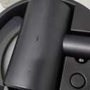 110V Hotel Wall Mounted Hair Dryer for Bathroom（with Night Light） Professional Styling HairDryer for Salon【Blue Light Negative Ions】 Fast Drying Restroom Blow Dryer，Matte Texture - Graphite Ash