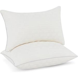 Leeden 12x20 Pillow Insert Set of 2 - Firm and Fluffy Lumbar Pillow Inserts, Rectangle Interior Sofa Pillow Inserts, Decorative Pillow Insert Pair - Beige Couch Pillow