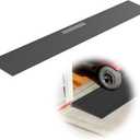 0.6" Rise Threshold Ramp for Doorways, 35.5" Wide Rubber Ramp for Wheelchairs, Walkers & Scooters, Cut-to-Fit Angled Entry Mat Ramp for Safer Home Access for Seniors & Kids