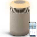 BLUEAIR Air Purifier & Sunrise Alarm Clock for Bedroom, Nursery HEPA, HEPASilent, Wake-Up Light, White Noise & Soothing Sounds for Natural Sleep, USB-C, Mini Restful