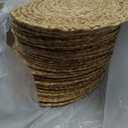Kochorie Set of 36 Round Woven Placemats 12-Inch Natural Water Hyacinth Plant Placemats Hand-Woven Boho Rattan Placemat Wicker Weave Table Mats for Home Table Farmhouse