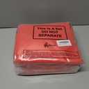 Aliceset 4 Pack Wreath Storage Containers, Ornament Garland Wreath Storage Bags with Handle Zipper Decorative Storages Box for Winter Valentine Wreaths(36 x 36 x 7.8 Inch,Red)