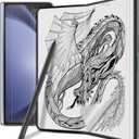 [3+3] for Samsung Galaxy Z Fold 5, Paperfeel Anti-Glare Matte Screen Protector, 3 Pack Inside Paperfeel Film + 3 Pack Front Anti-Glare Matte Film, Anti-Fingerprint, Self-Healing, Bubble Free Easy Installation with Alignment Applicator