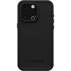 OtterBox iPhone 15 Pro MAX (Only) FRĒ Series Waterproof Case with MagSafe (Designed by LifeProof) - Black, Waterproof, 60% Recycled Plastic, Sleek and Stylish