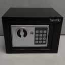 Yuanshikj Electronic Deluxe Digital Security Safe Box Key Keypad Lock Home Office Hotel Business Jewelry Gun Cash Use Storage money (BLACK)