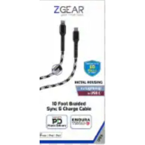 Z Gear 10 Foot Braided Sync