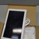 Solar Panel for Ring Camera(2nd Generation), 2 Pack 5W Solar Panel with 10FT/3M Long Cable for Stick Up & Pro Spotlight Cam Battery for Security Camera Dustproof Waterproof (Grey White)