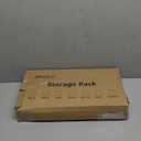 SWTYMIKI Large Stuffed Animal Storage - Over The Door Stuffed Animal Organizer, Toy Stuffy Storage for Nursery Play Room Bedroom Kid Room, Plush Organizer (White, 2-Tier)