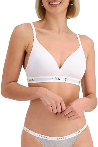 Bonds Women's Wireless Bra, Originals T-shirt Bra With Contour Cups, Comfortable Bra for Women 36B