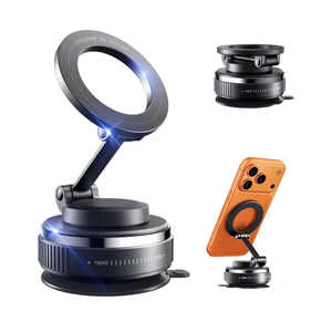 Magnetic Phone Holder for Car, Car Mount 360 Adjustable Vacuum Suction Cup, Phone Mount for Car Accessories/Windshield/Mirror/Kitchen/Gym for iPhone 17 Pro Max 16 15 14 13