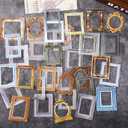Guduling 180 Pcs Scrapbook Frames for Junk Journal,Frame Stickers for Scrapbooking,Pasteable Vintage Scrapbook Photo Frames Stickers,Scrapbooks Decoratives for DIY Journal Crafts Album
