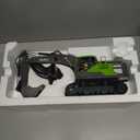 Ruko 1661 Remote Control Excavator Toys for Boys, 2.4Ghz RC Construction Vehicles with Metal Shovel & Simulated Lights Gift for Kids