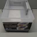 madesmart 2 Tier Bath Organizer, Undersink Storage with Sliding Drawers, for Cleaning Supplies, Pantry, Sponges, Bottles & Kitchen Essentials, Adjustable Dividers & Pull Out Sliding Baskets, Frost