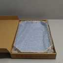 Spsyrine Blue Plastic Serving Tray for Ottoman, Coffee Table, Octagon Decorative Tray for Entertaining, Outdoor, Living Room, Home Decor (15.7" x 10.2" x 1.6")