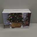 Blissun Christmas Tree Collar, 26.8" Rattan Farmhouse Christmas Tree Ring, Natural Woven Rustic Christmas Tree Skirt (Nature, X-Large)