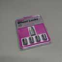 McGard 24157 Chrome Wheel Lock Set, Cone Seat, M12x1.5 Thread, 13/16 Key Hex