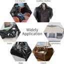 2 x Leather Repair Patch Self-Adhesive Cuttable Vinyl Leather Repair Tape Kit for Couches Sofa Car Seat Furniture Cabinets Chair (3.9x78.7 inch, Beige)