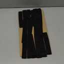 Stretching Strap Yoga Strap with Loops, Stretch Straps for Physical Therapy, Non-Elastic Exercise Strap for Pilates, Dance and Gymnastics with Workout Guide (Black+Black)