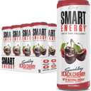 C4 Smart Energy Drink – Boost Focus and Energy with Zero Sugar, Natural Energy, and Nootropics - 200mg Caffeine - Black Cherry (12oz Pack of 12), EXP: 01/2027