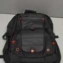 Z-MGKISS Extra Large Backpack for Men, Gaming Laptop Travel Bag Fits 18.4-19" Laptops, TSA Flight-Approved Backpack, Anti-Theft Gym College Business Work Mens Daypack, Black (18.4 Inch (22''x15''x12''))